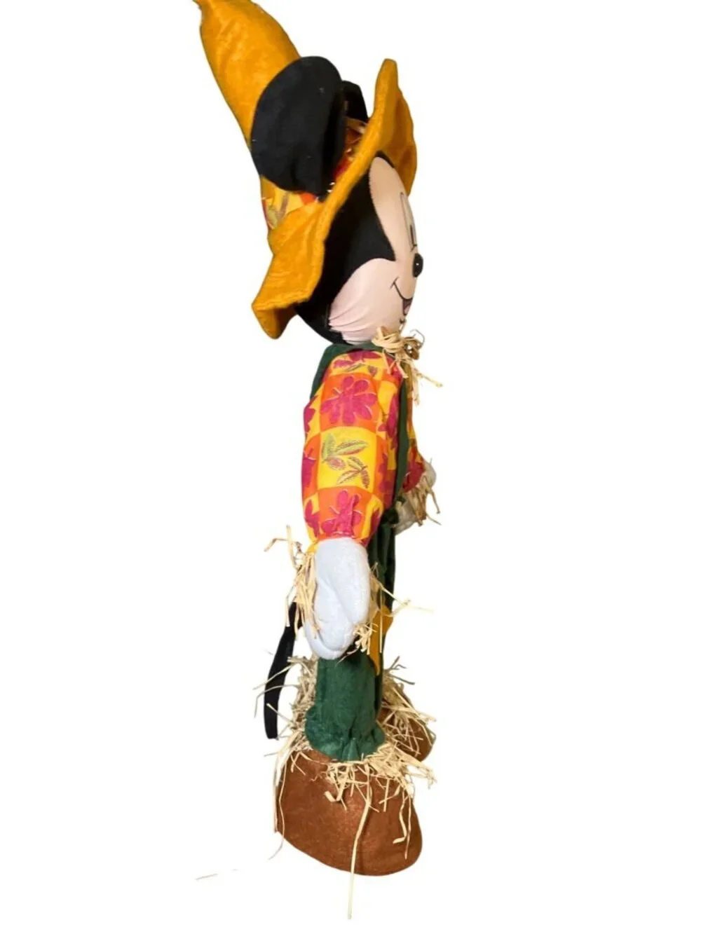 Mickey Mouse Scarecrow Fall Harvest Plush Decoration 18